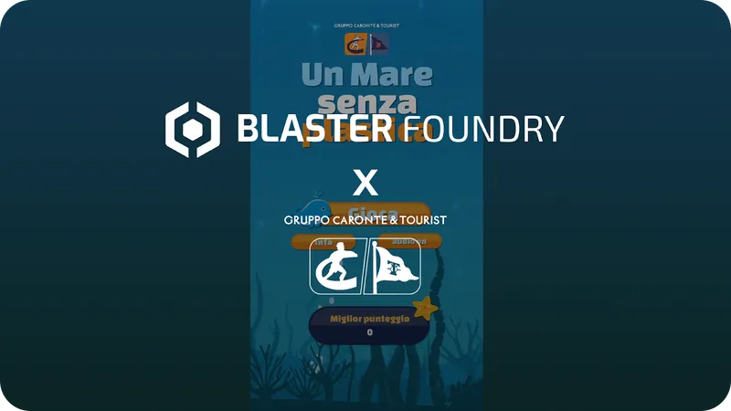Un mare senza plastica: Caronte & Tourist sceglie Blaster Foundry