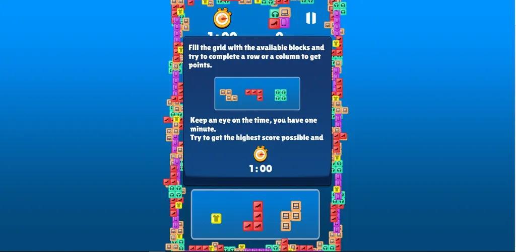 Snap the blocks screenshot
